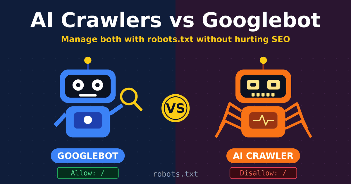 Ai crawlers vs googlebot
