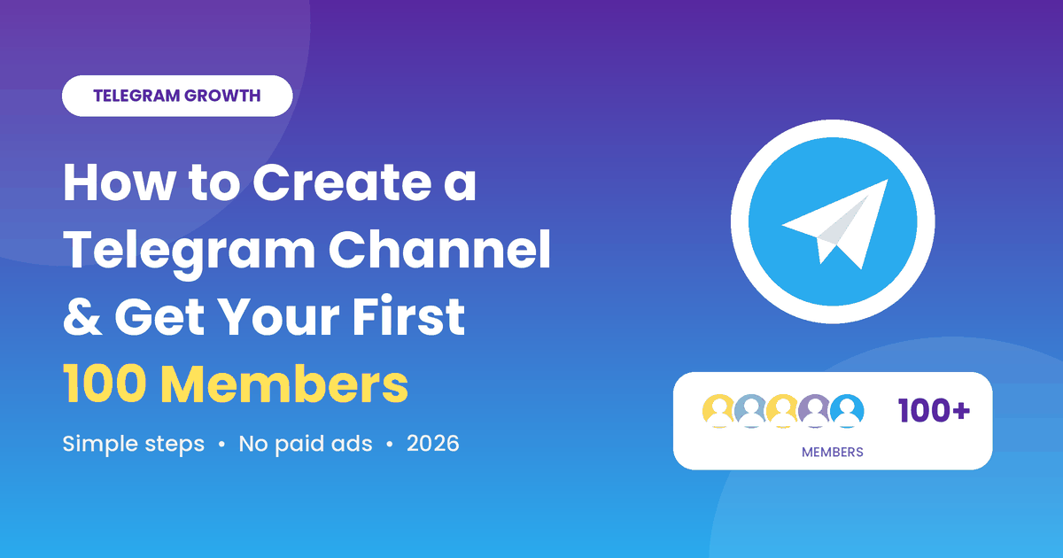 Create a Telegram Channel