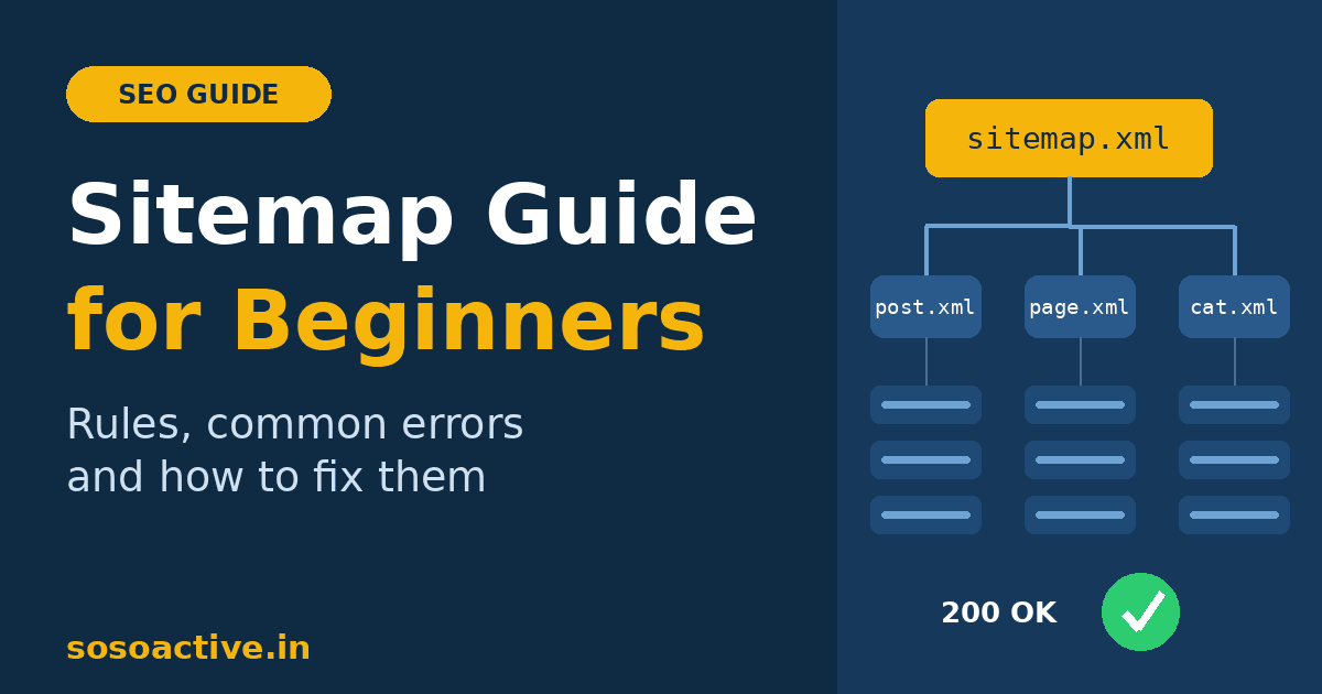 Sitemap guide for beginners